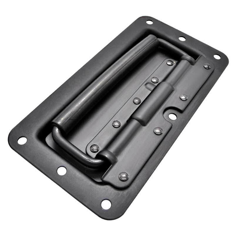 SK4-024-4B工業五金嵌入隱藏式隱形暗拉手彈簧折疊拉環門把手